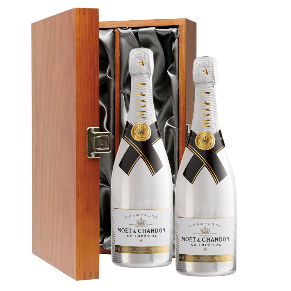 Moet and Chandon Ice White Imperial 75cl Twin Luxury Gift Boxed (2x75cl)